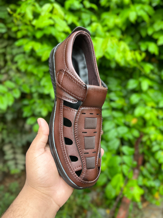 MEN'S ULTRA SOFT SHOES BROWN TP